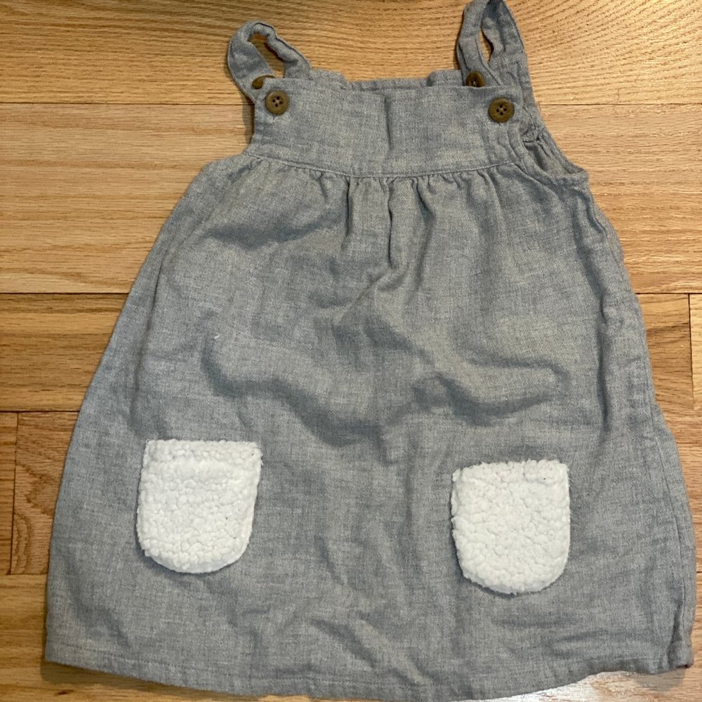 Carter's girl's grey jumper 2T 24mo toddler